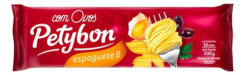 Macarrão com Ovos Espaguete 8 Petybon 500g