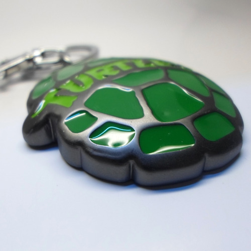 Imagen 2 de 4 de Llavero Tortugas Ninja En Metal