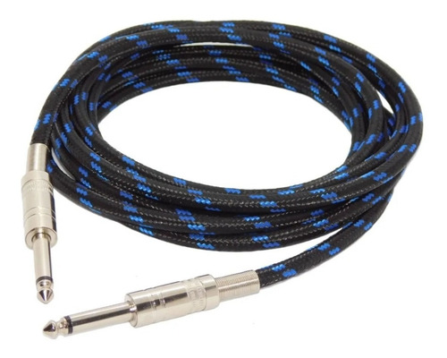 Imagen 2 de 3 de Cable Plug Instrumentos 6mts Guitarra Bajo Hamc