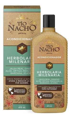 Acondicionador Tio Nacho Herbolaria Milenaria V2 X415ml