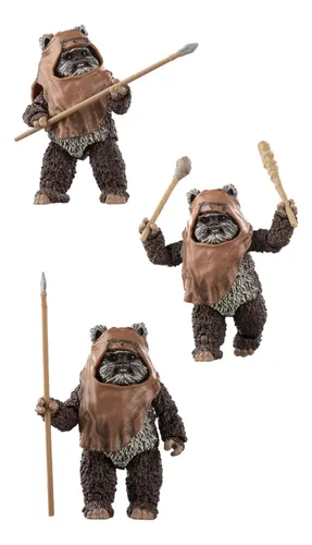 Boneco Ewok Star Wars Black Series Wicket Warric Hasbro Jedi