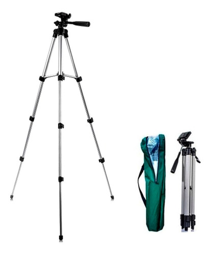 Tripé 1,20m P/ Sony Alpha A7 R S Ii Iii A7r A7s A7ii A7iii Prata