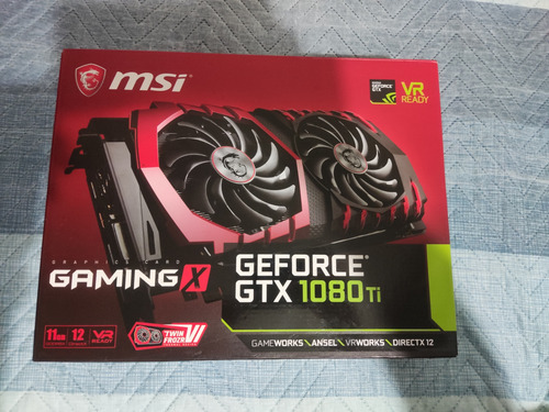 Placa De Vídeo Msi Geforce Gtx 1080 Ti Gaming X 11g (Usado)