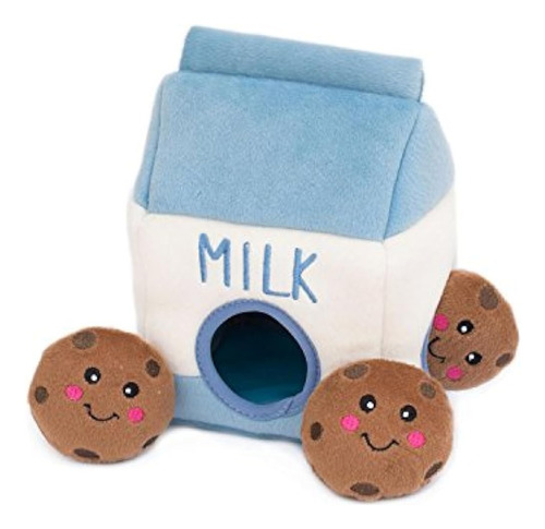 Zippypaws Food Buddies Burrow Interactive Squeaky Hide And S