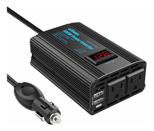 Inversor Corriente Dc Ac Adaptador Convertidor Vehiculo