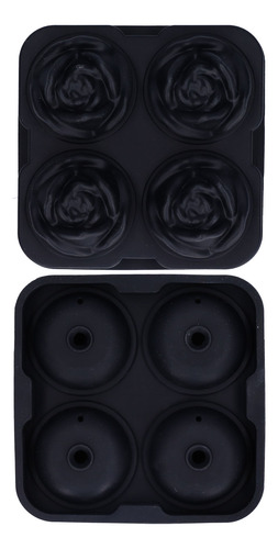 Molde Ice Block, 4 Rejillas De Silicona Para Hacer Flores De