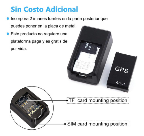 M Mini Localizador Rastreador Gps Auto Tracker Gf07