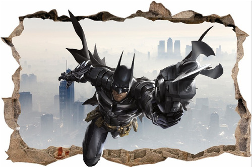 Vinilos Efecto Hueco 3d Batman - Cali - 1m X 60cm
