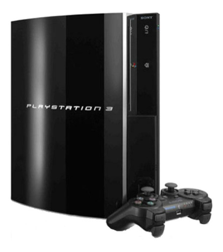 Sony PlayStation 3 80GB Standard  color piano black y chrome trim