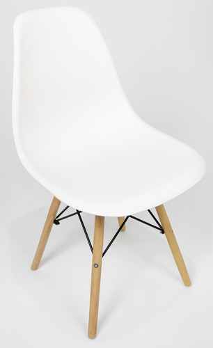 Conjunto De Mesa 70cm Redonda Tripé Com 4 Cadeiras Eiffel