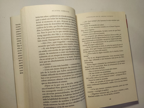 Libro Asesinato En El Orient Express Agatha Christie 174sc6 (Usado)
