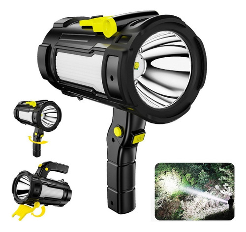 Y Linterna Recargable Con Reflector De 100000