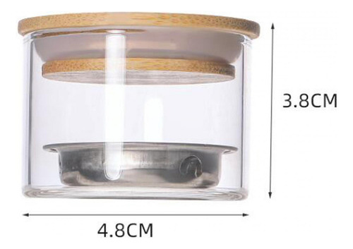 3 Taza De Cristal Para Decoración De Uñas, Recipiente De
