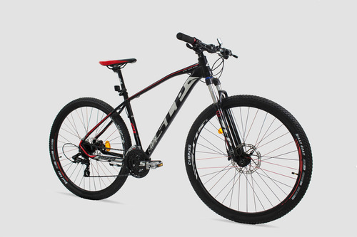 Bicicleta Mtb Slp 200 Pro Shimano 24v Freno Hidráulico Color Negro-Rojo Tamaño del cuadro L