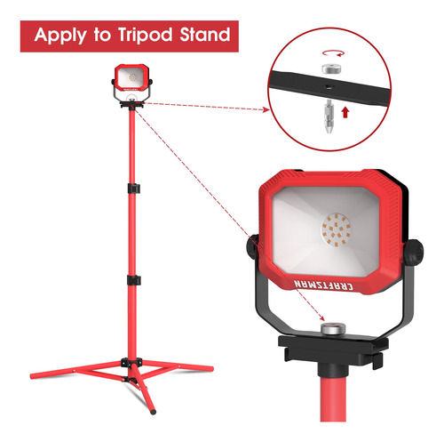 Lámpara Led Portátil Work Light Craftsman, 1100 Lúmenes, 400