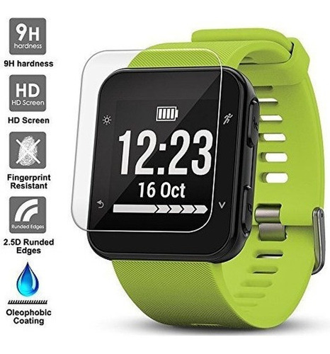 Imagen 2 de 7 de Protector De Pantalla Compatible Con Garmin Forerunner 35, .