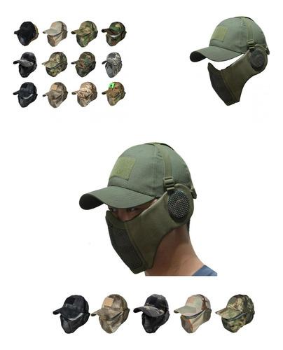 Gorro De Guardia Facial Tactical Isoft Con Vr