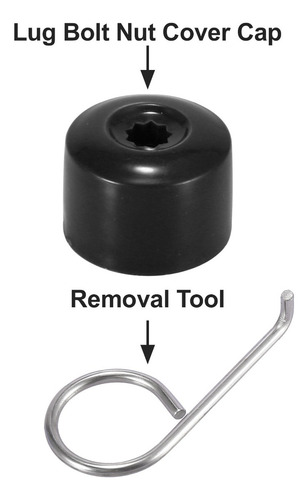 Tapones Cubre Birlo, 20 Unidades, 17 Mm, Id