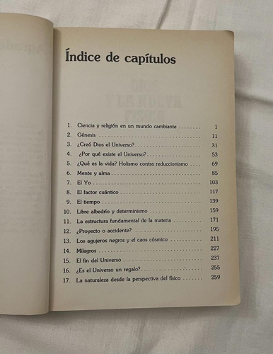 Dios Y La Nueva Fisica, Paul Davies, Salvat (Usado)
