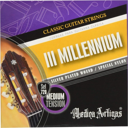 Encordado Guitarra Criolla Medina Artigas Millenium Clasica