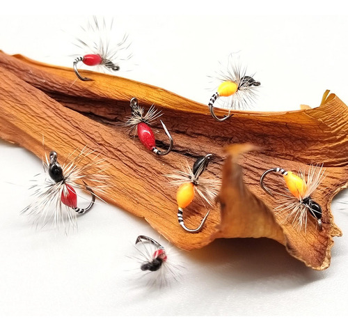 3 Señuelos De Pesca Con Mosca, Cebos Artificiales Duraderos