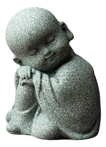 6 Mini Estatuilla De Monje, Estatua De Buda, Meditación