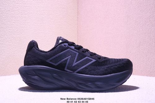 Tenis New Balance Fresh Foam X 1080 V13 Running Negro Y Blan