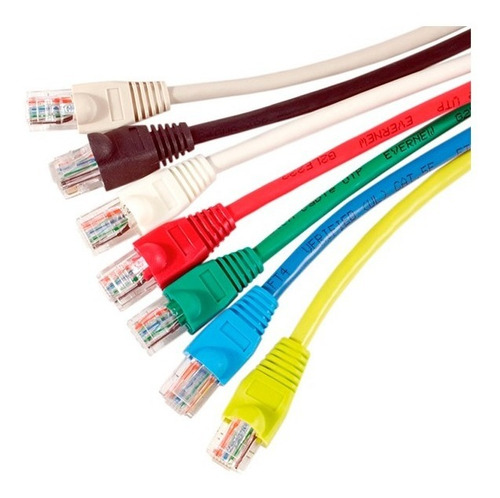 Imagen 2 de 6 de Cable De Red Patchcord Cca 0,15m Gris Dracma