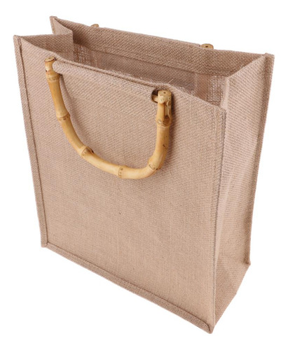 Bolsa De De Jute De 2xvintage Ecológico Con De Bambú