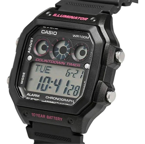 Reloj Casio Core Ae-1300wh 10 Años Batería 9 Temporizadores