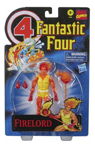 Marvel Legends Retro Fantastic Four Firelord Figura