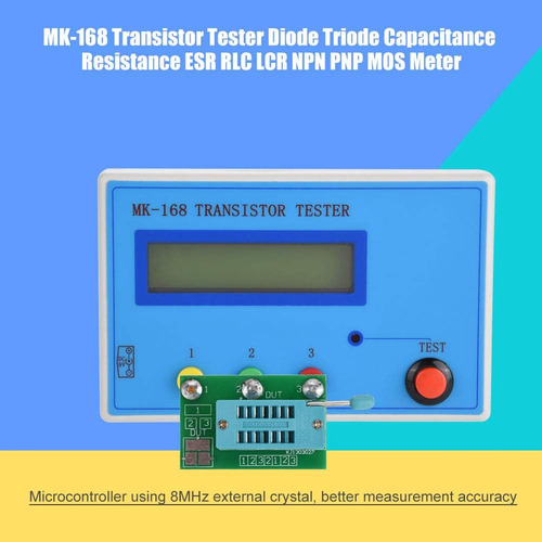Focket Probador De Transistor, Mk-168 8mhz Cristal Externo M