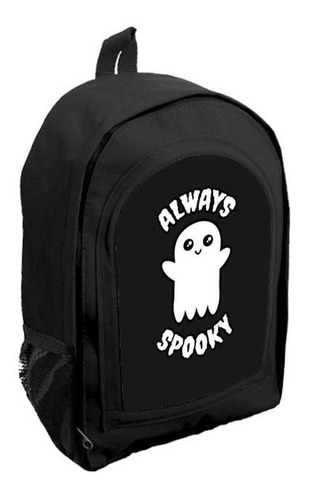 Mochila Negra Infantil Nena Nene Halloween Tt28