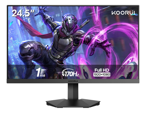 Monitor Koorui 25E3A 24.5 Pulgadas Fhd Gaming Color Negro