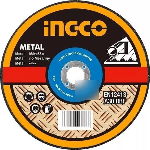 Disco Abrasivo Corte Metal 7'' X 1.6mm X10 Unidades 