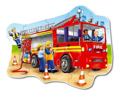 Puzzle Rompecabezas Bomberos 20 Piezas Ck 0396