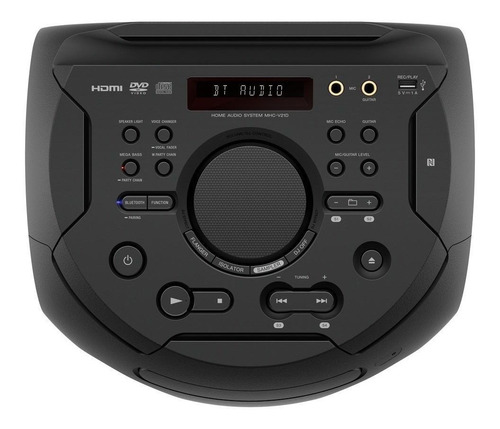 Mini System Sony MHC-V21D preto com bluetooth -