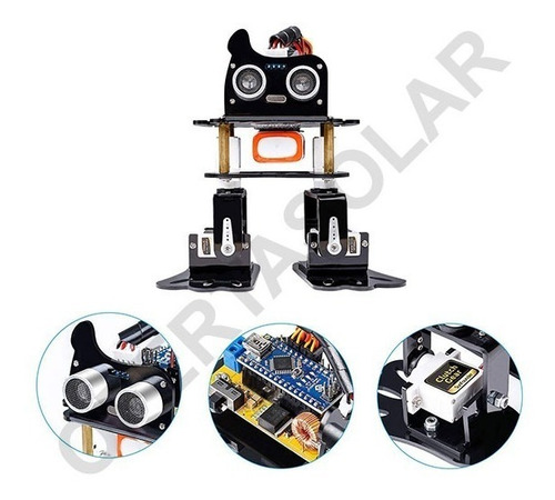 Robot Bipedo Sunfounder Diy 4dof Armable, Programable