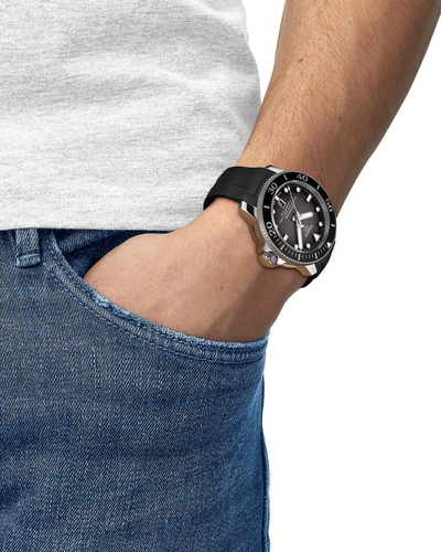 Reloj Tissot Seastar 2000 Professional Resina Negro