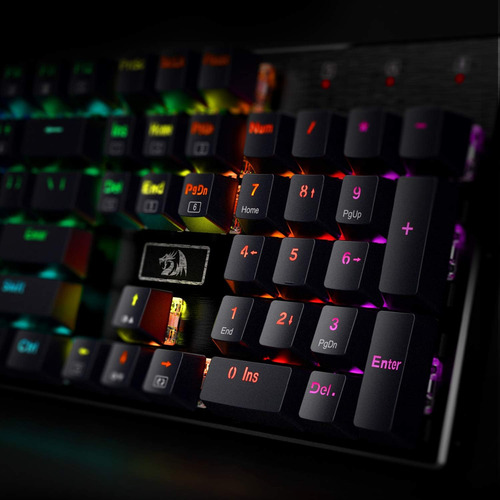 Tecla Mecánica Para Juegos Redragon K556 Rgb Retroiluminada