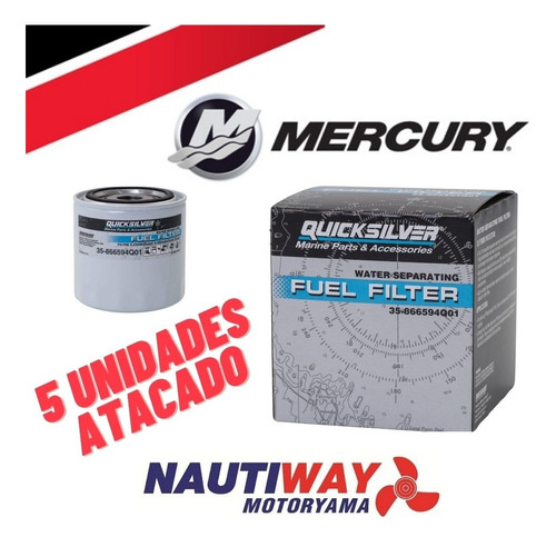 Filtro Combustível Separador Água Mercruiser Mercury 