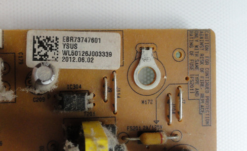 Placa Ysus Tv Lg 50pa4500 Eax64282201 Ebr73747601 (Usado)