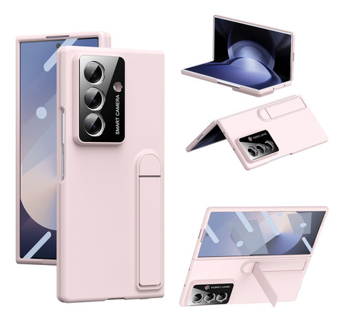 Soporte Bidireccional Plegable Con Funda Protectora De Cristal Hd Para Samsung Z Fold 7 6 5