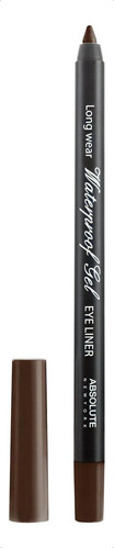 Delinear De Ojos Waterproof Gel Eyeliner Dark Brown Color Café