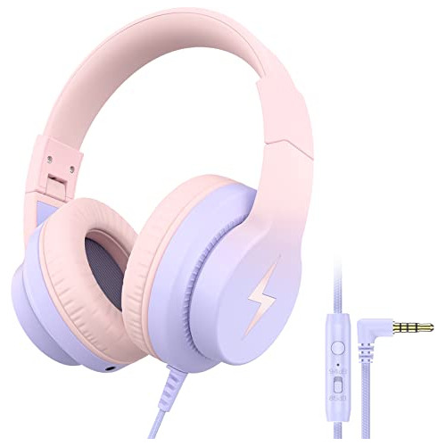 Fones De Ouvido Com Fio Para Crianças - Limitador De Volume,
