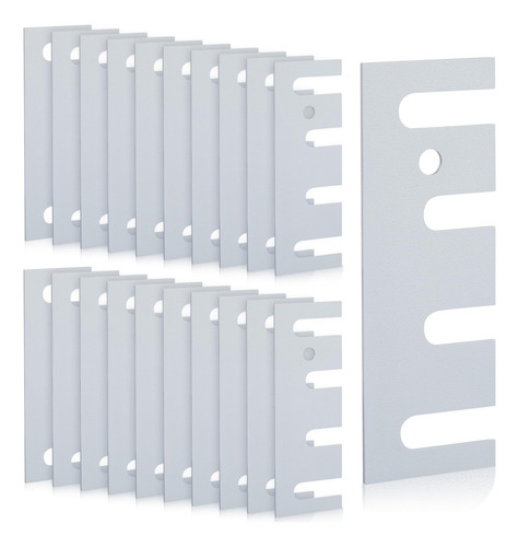 Placa Relleno Puerta Acero Inoxidable 16g (20 Uds)