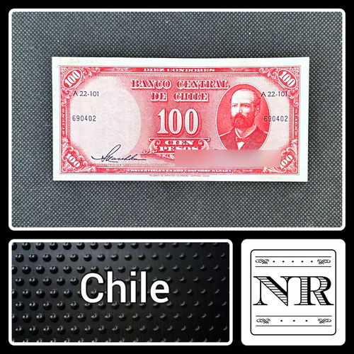 Chile - 100 Escudos - Año 1958 - P #114 - Maschke & Herrera