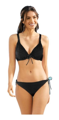 Conjunto Biquini Busto + Calcinha Com Amarração Praia E Pisc