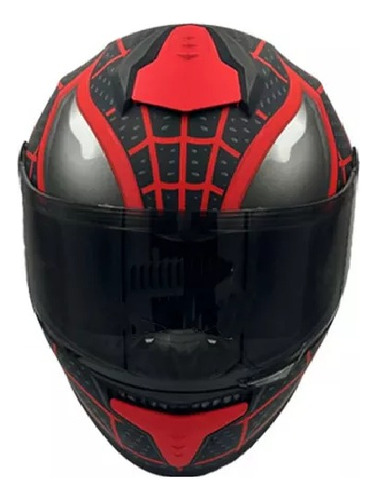 Casco Integral Edge Miles Morales Negro Miles Morales S
