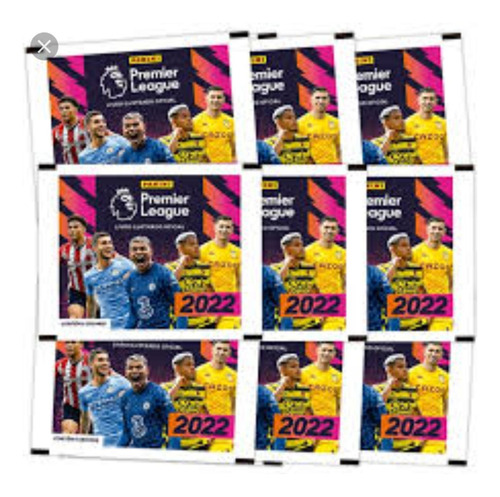 Kit 10 Envelopes De Figurinhas Premier League 2022